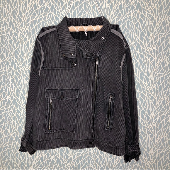 Free People Knit Railroad Jacket. - Picture 5 of 8